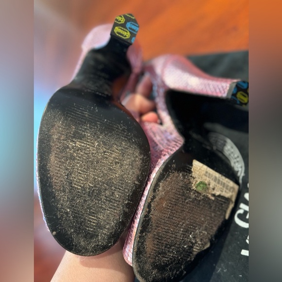 Authentic Gianini Versace pink python leather sandal sz 36.5EU - Picture 5 of 6